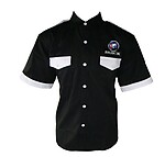 Buick Crew Shirt Black with White