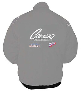 Camaro Chevrolet Racing Jacket Gray