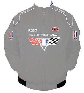 Camaro Chevrolet Racing Jacket Gray