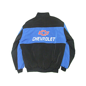 Chevrolet Jacket Black & Light Blue