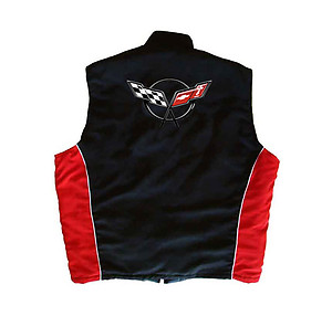 Corvette C5 Vest Black and Red