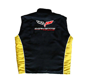 Corvette C6 Vest Black and Yellow