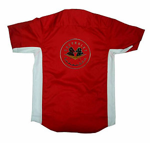 Corvette C1 Crew Shirt Red and White