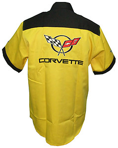 Corvette C5 Crew Shirt Yellow