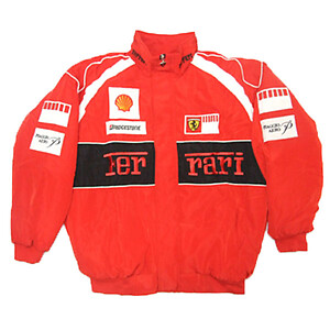 Ferrari Vodafone Style Racing Jacket Red & Black