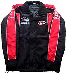 Holden WRC Jacket Black and Red Trim