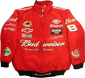 Nascar Dale Earnhardt Jr Racing Jacket Red