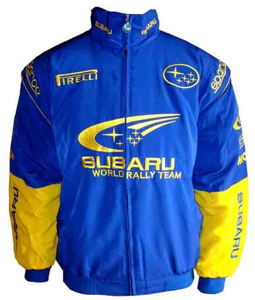 Subaru Softshell Jacket Subaru Racing Jacket Blue & Yellow