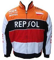 Honda Repsol F1 Racing Jacket Orange,Black,Red and White