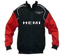 Chrysler Hemi Logo Racing Jacket Black and Red
