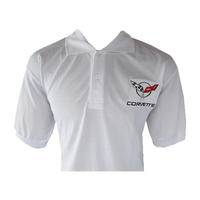 Corvette C5 Racing Polo Shirt White