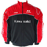 Kawasaki ZX6R Motorcycle Jacket Red and Black