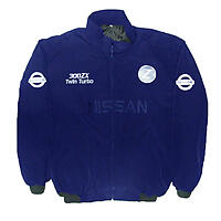 Nissan 300 ZX Style Twin Turbo Jacket Dark Blue