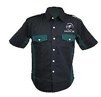 Buick Style Crew Shirt Black & Dark Green