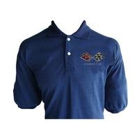 Corvette C3 Polo Shirt Dark Blue