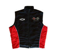 Corvette C3 Vest Black and Red