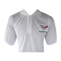 Corvette C5 Racing Polo Shirt White