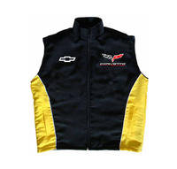 Corvette C6 Vest Black and Yellow