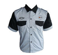 Corvette C1 Crew Shirt Gray and Black