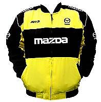 Mazda MX-5 Style Racing Jacket Yellow and Black