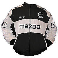 Mazda MX-5 Racing Jacket Black and White