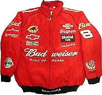 Nascar Dale Earnhardt Jr Racing Jacket Red